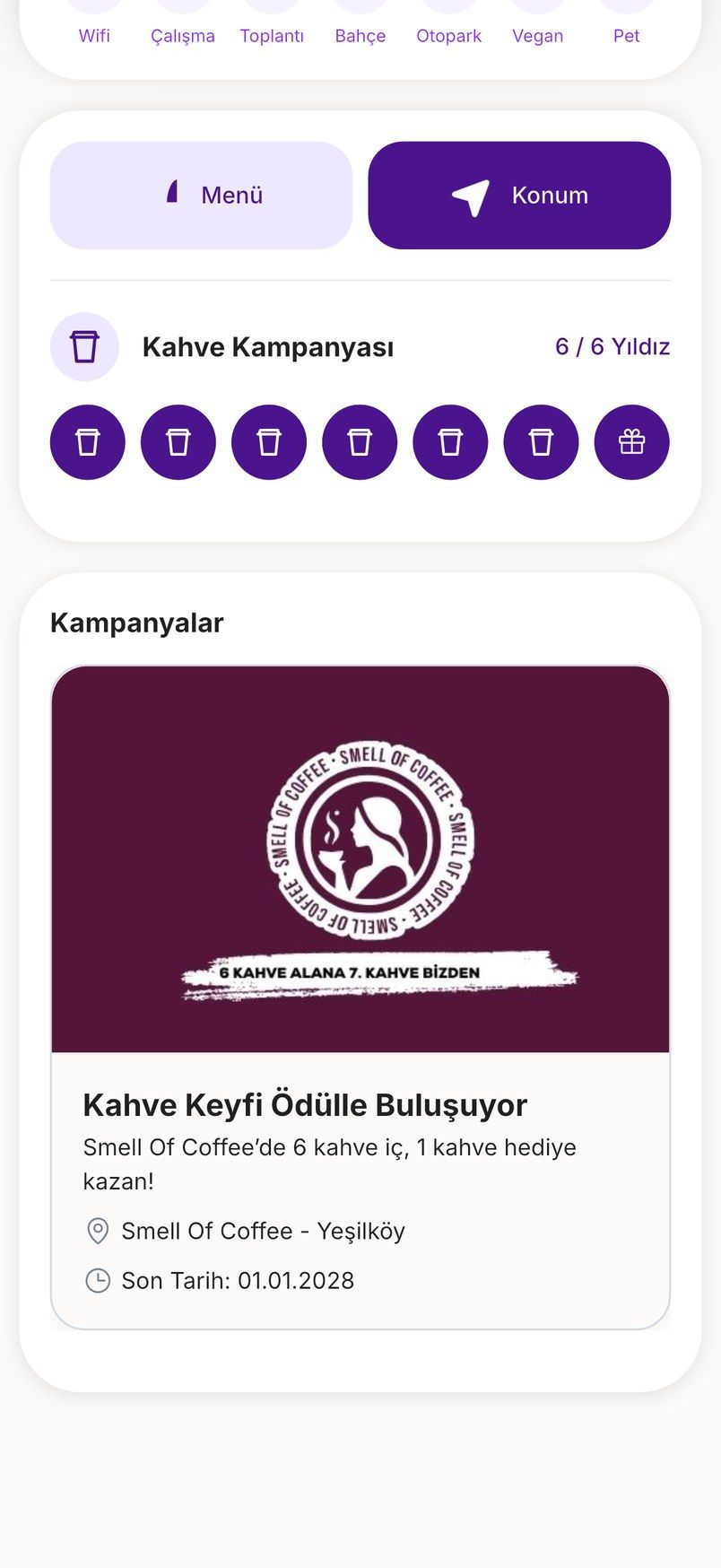 Promo Cüzdan sadakat kartı güncellendi